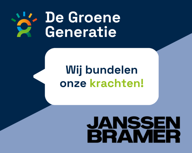 Nieuwsupdate overzicht - Janssen Bramer en De Groene Generatie bundelen hun krachten
