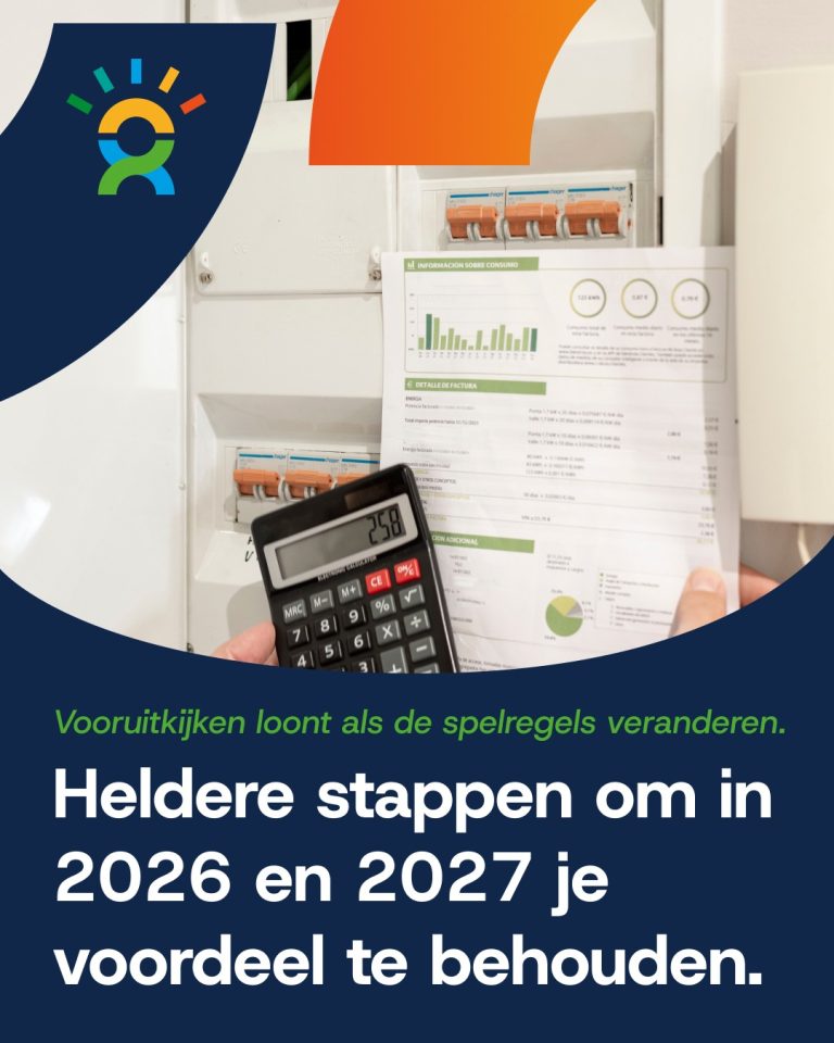 Oude draaischijfmeter die vervangen moet worden door een digitale meter in 2026